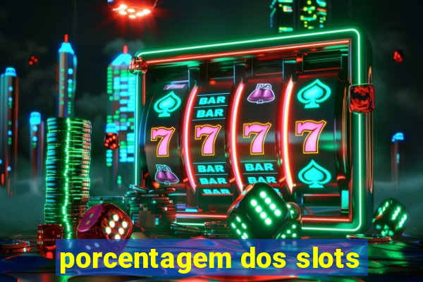 porcentagem dos slots